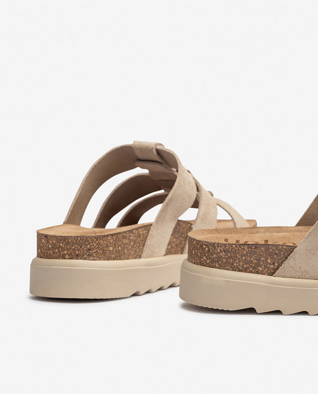 Yokono Sandalia De Plataforma TUNEZ-256 Beige