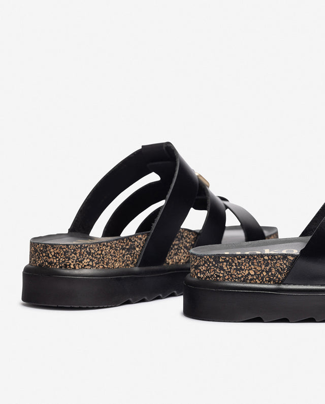 Yokono Sandalia De Plataforma TUNEZ-256 Negro