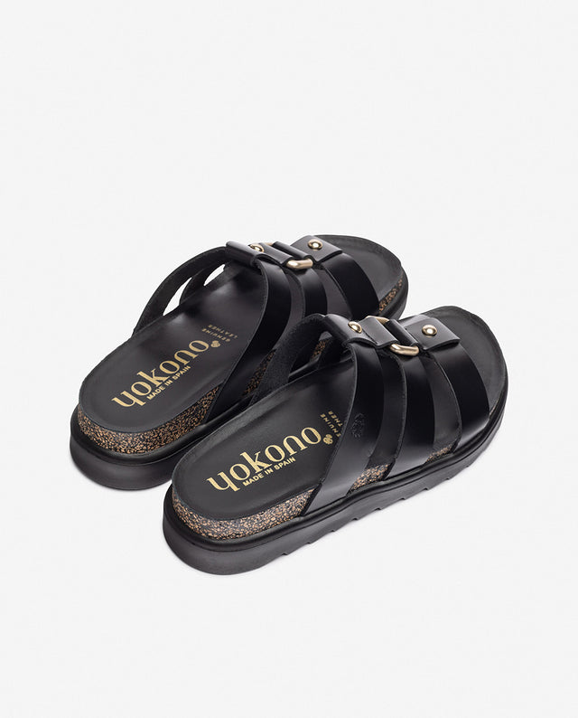 Yokono Sandalia De Plataforma TUNEZ-256 Negro