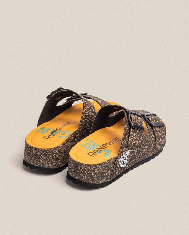 Yokono Sandalia De Plataforma West 003 Naranja