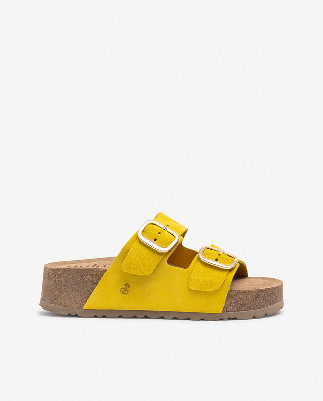 yokono Sandalia de plataforma WIWI-003 amarillo