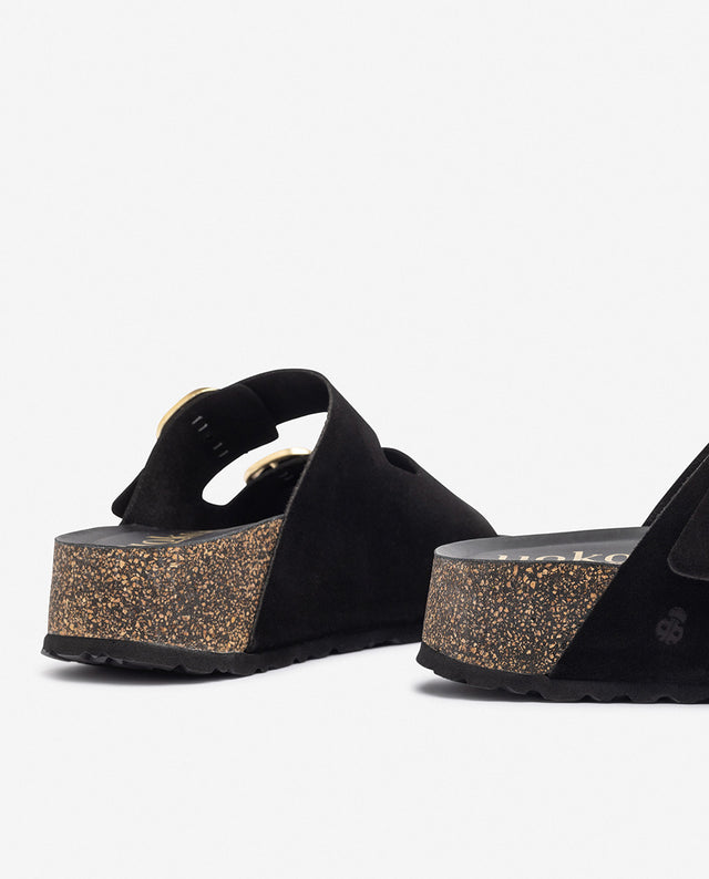 Yokono Sandalia De Plataforma WIWI-003 Negro