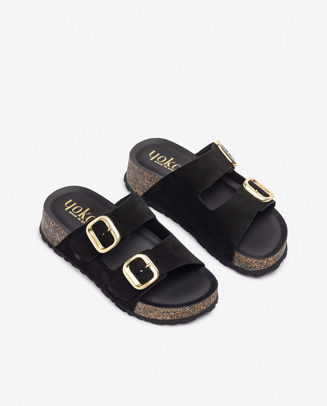 Yokono Sandalia De Plataforma WIWI-003 Negro