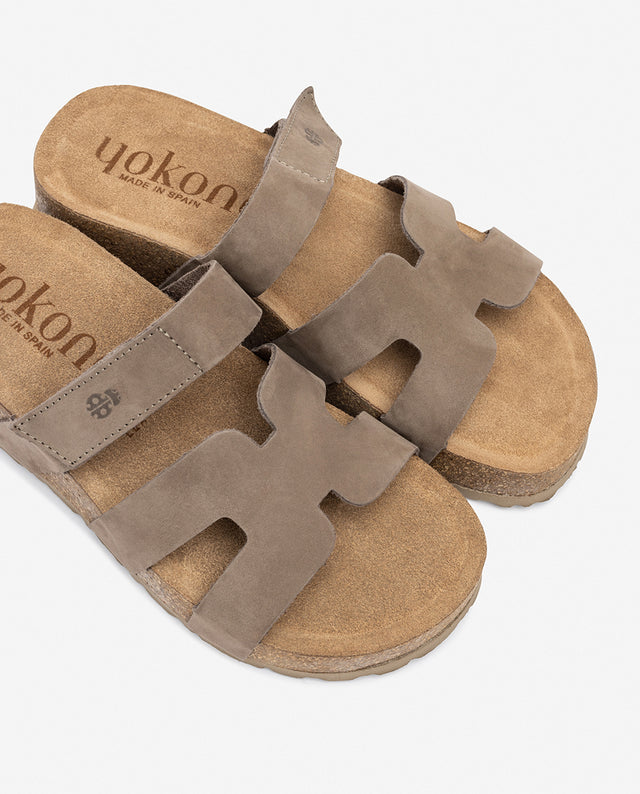 Yokono Sandalia De Plataforma WIWI-125 Marrón