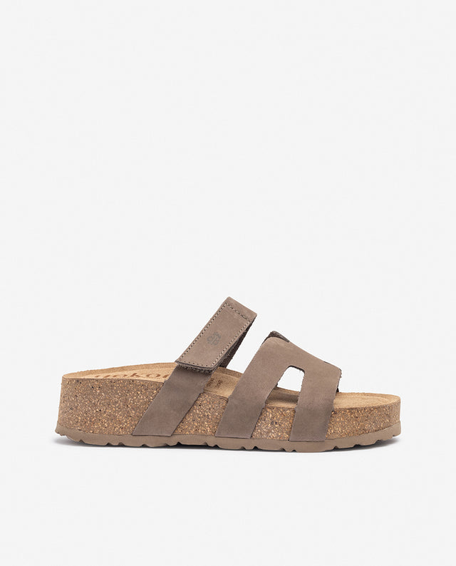 yokono Sandalia de plataforma WIWI-125 marrón