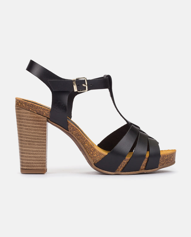 Yokono Sandalia De Tacón Caracas 101 Negro