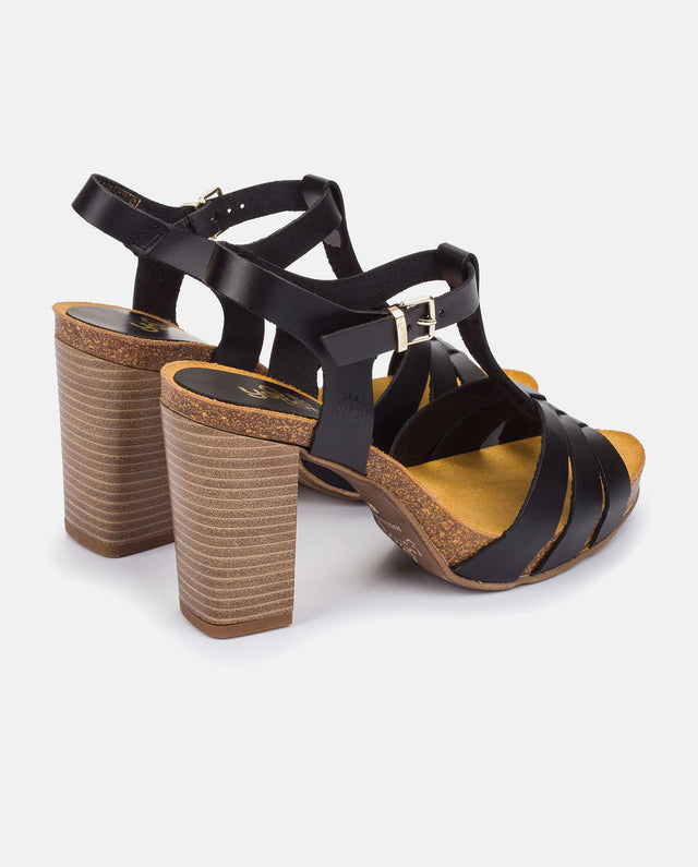 Yokono Sandalia De Tacón Caracas 101 Negro