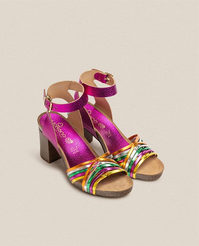 Yokono Sandalia De Tacón Ponza 005 Rosa