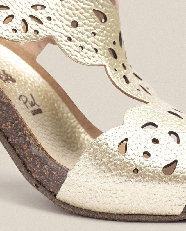 Yokono Sandalia De Tacón Ponza 006 Dorado