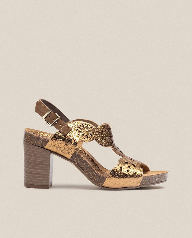 yokono Sandalia de tacón Ponza 006 marron