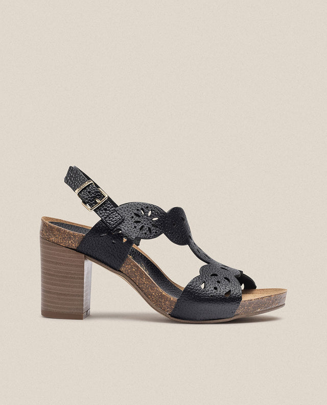 yokono Sandalia de tacón Ponza 006 negro