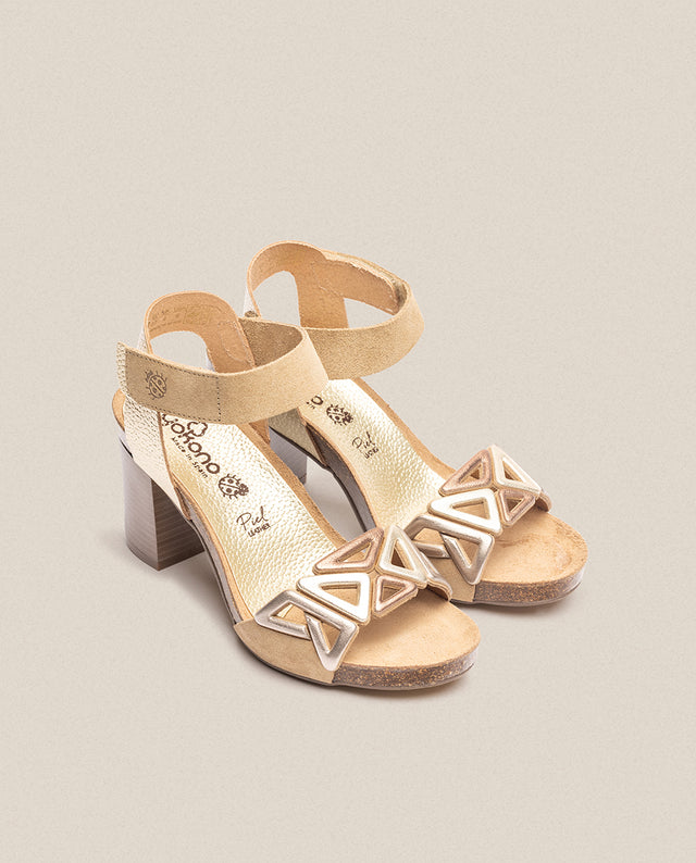 Yokono Sandalia De Tacón Ponza 007 Marron