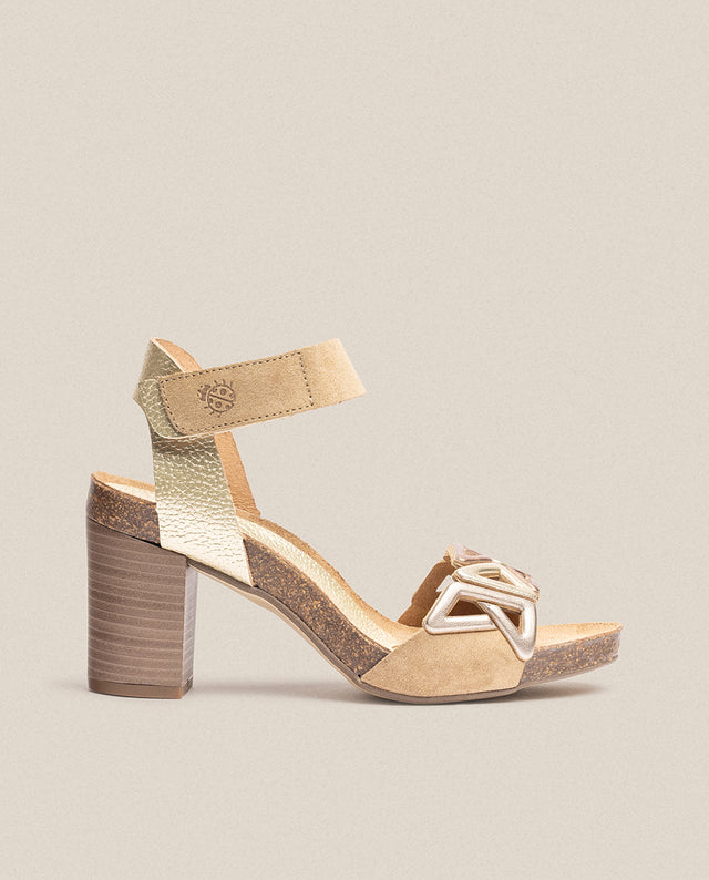 yokono Sandalia de tacón Ponza 007 marron