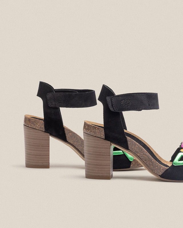 Yokono Sandalia De Tacón Ponza 007 Negro