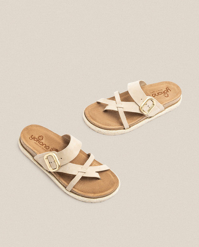 Yokono Sandalia Plana Arena 003 Beige
