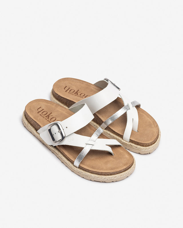 Yokono Sandalia Plana ARENA-003 Blanco