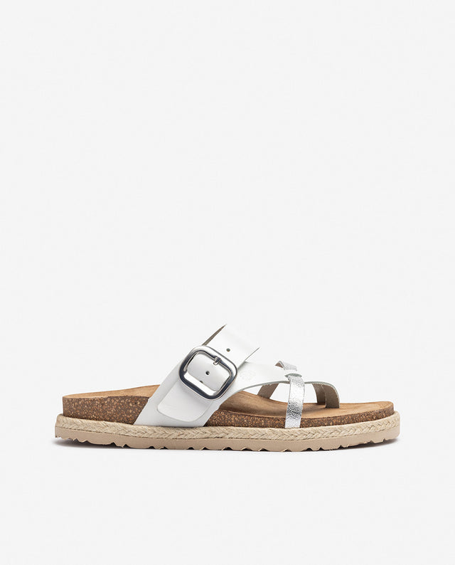 yokono Sandalia plana ARENA-003 blanco