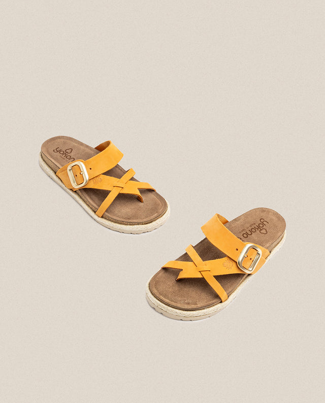 Yokono Sandalia Plana Arena 003 Naranja