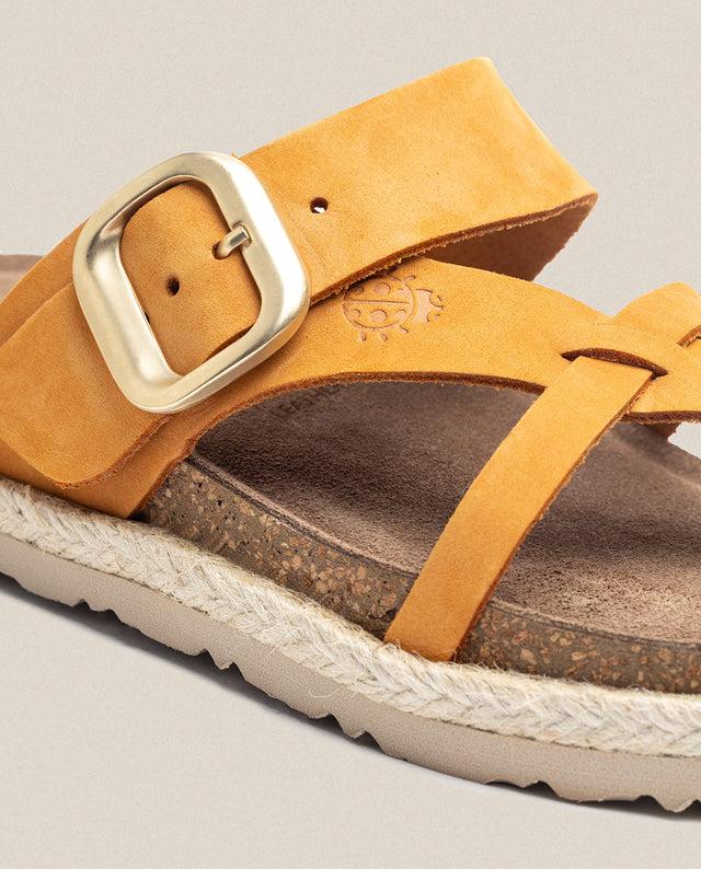 Yokono Sandalia Plana Arena 003 Naranja