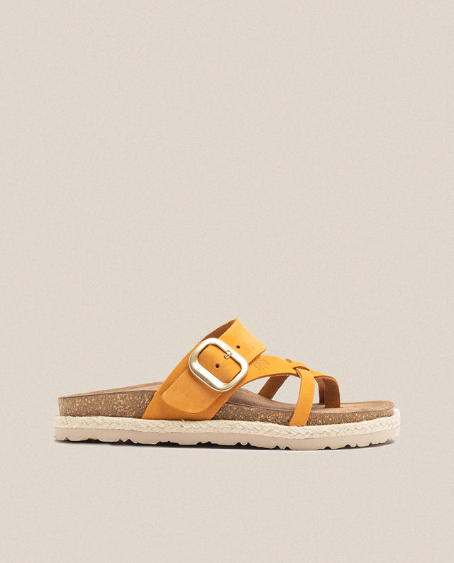 yokono Sandalia plana Arena 003 naranja