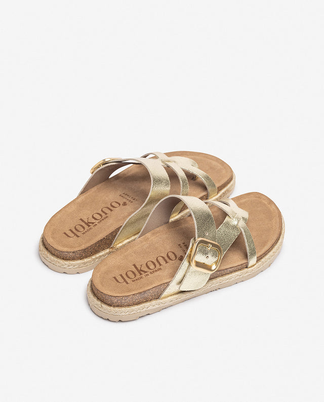 Yokono Sandalia Plana ARENA-003 Plateado