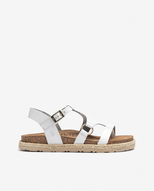 yokono Sandalia plana ARENA-021 blanco