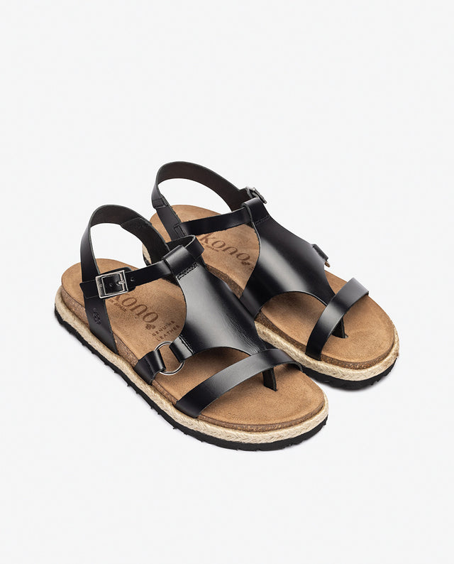 Yokono Sandalia Plana ARENA-021 Negro