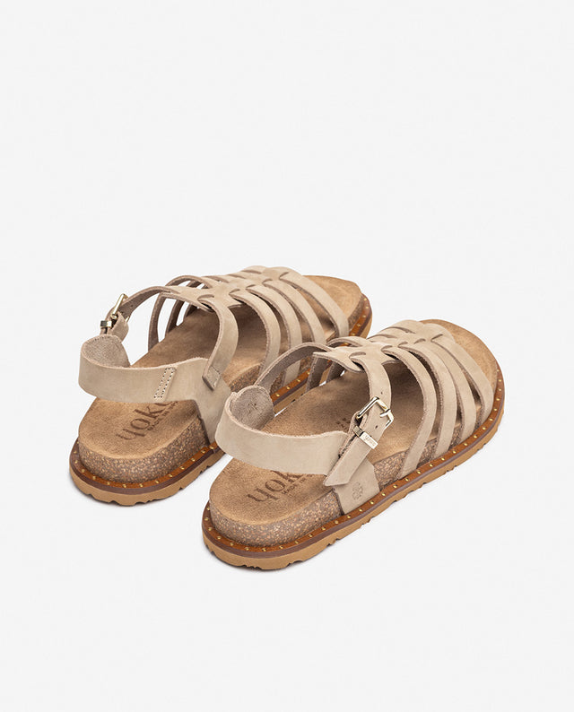 Yokono Sandalia Plana BOLUS-107 Beige