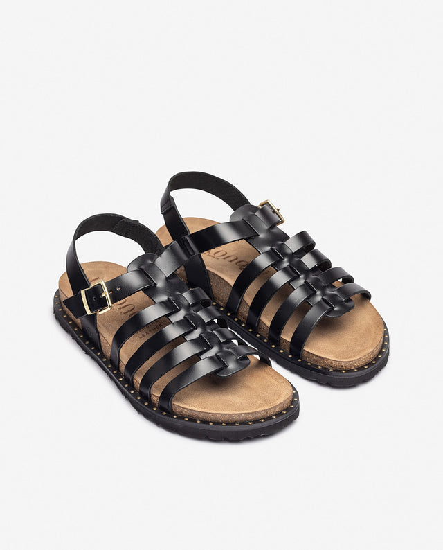 Yokono Sandalia Plana BOLUS-107 Negro