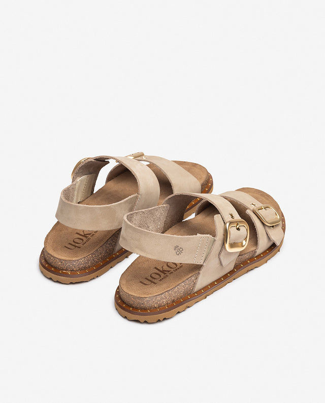 Yokono Sandalia Plana BOLUS-252 Beige