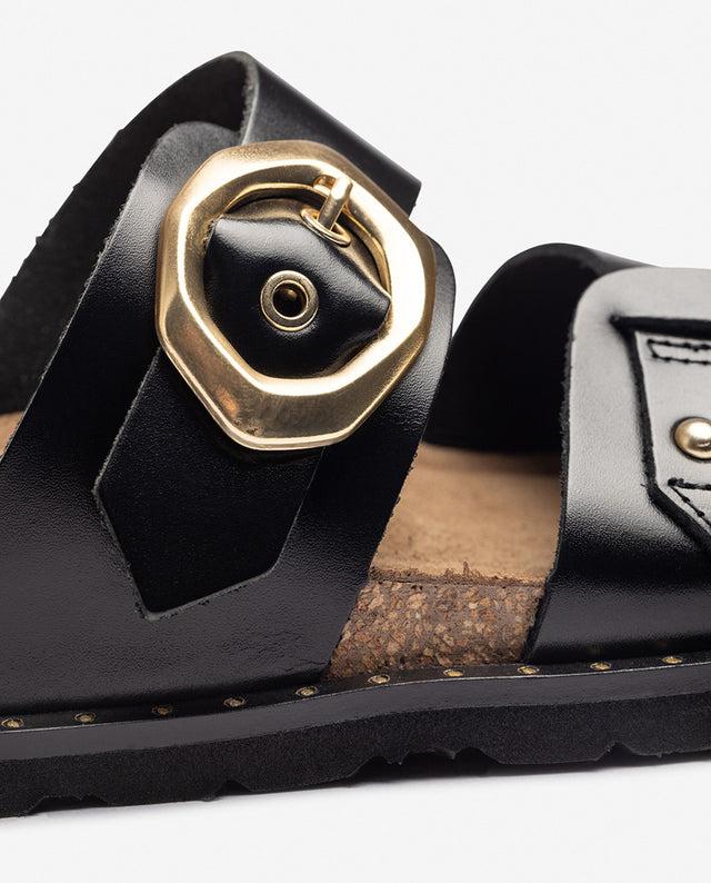 Yokono Sandalia Plana BOLUS-254 Negro