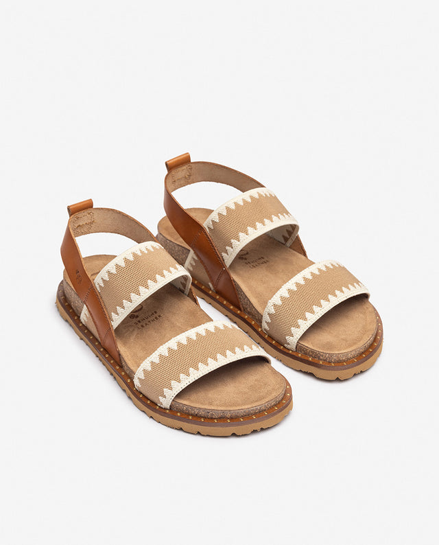 Yokono Sandalia Plana BOLUS-255 Marrón