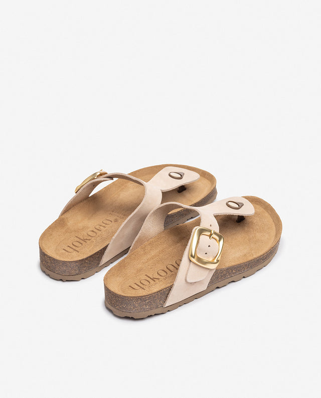 Yokono Sandalia Plana GRANADA-002 Beige