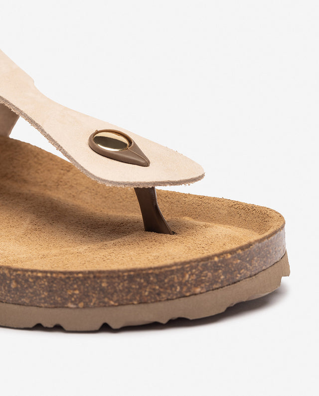 Yokono Sandalia Plana GRANADA-002 Beige