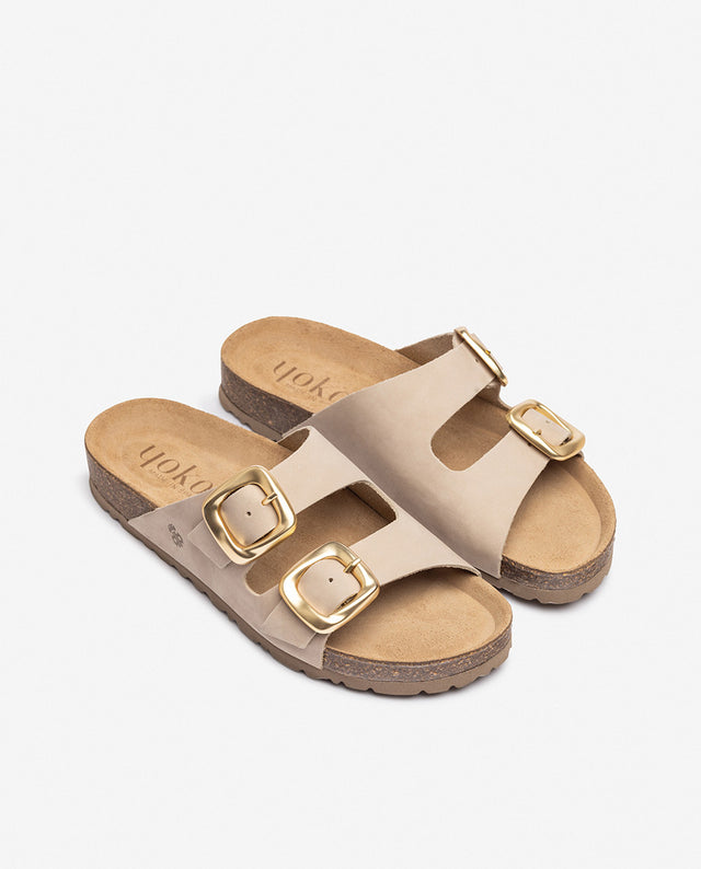 Yokono Sandalia Plana GRANADA-700 Beige