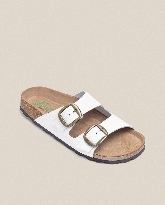 yokono Sandalia plana Granada 700 blanco