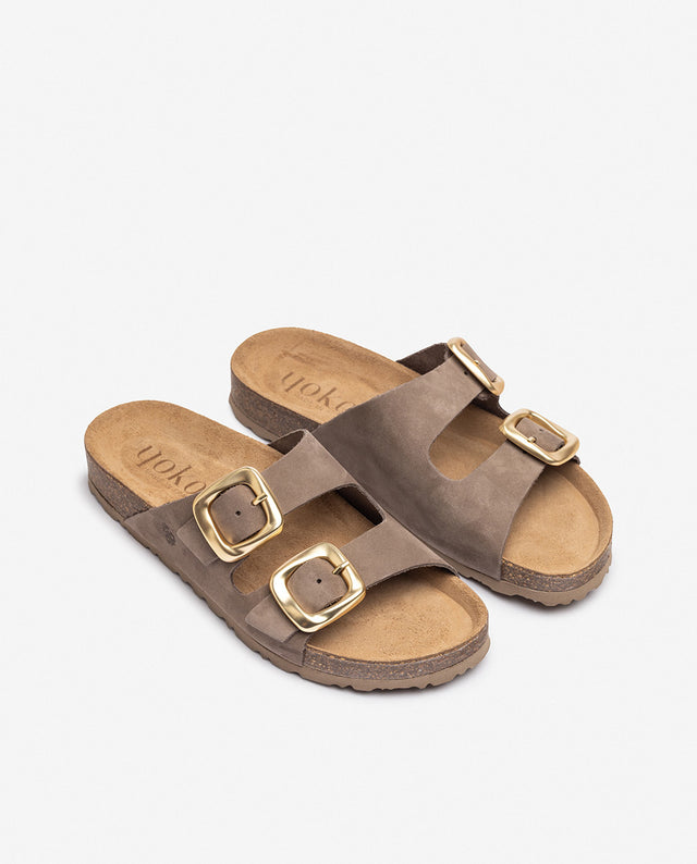 Yokono Sandalia Plana GRANADA-700 Marrón