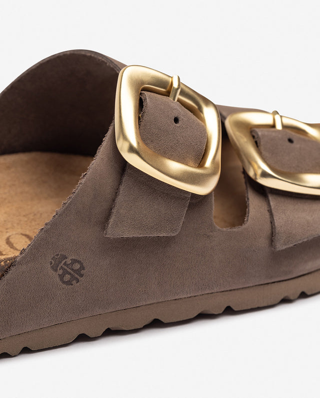 Yokono Sandalia Plana GRANADA-700 Marrón