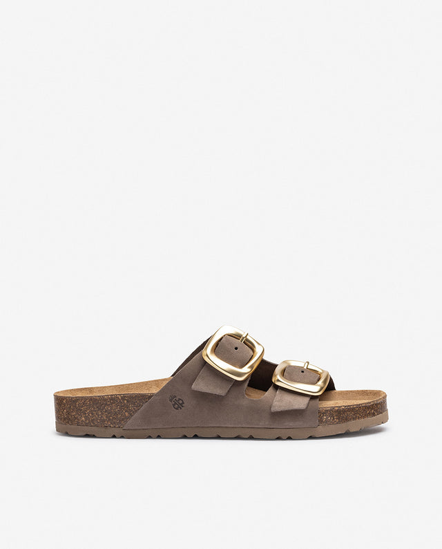 yokono Sandalia plana GRANADA-700 marrón