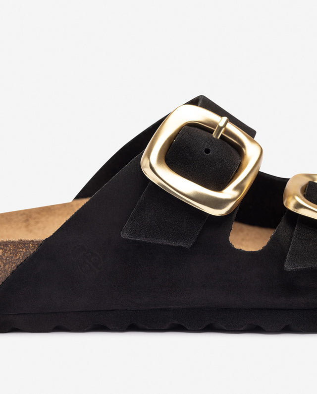 Yokono Sandalia Plana GRANADA-700 Negro