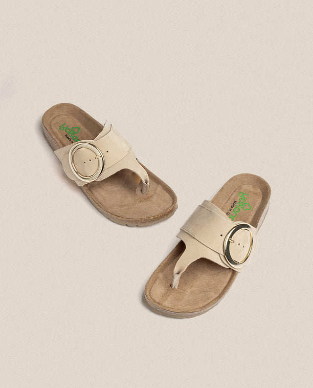 Yokono Sandalia Plana Granada 704 Beige