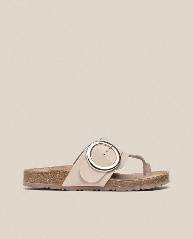 yokono Sandalia plana Granada 704 beige