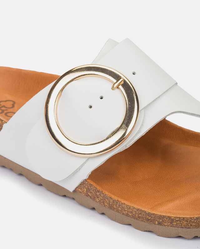 Yokono Sandalia Plana Granada 704 Blanco