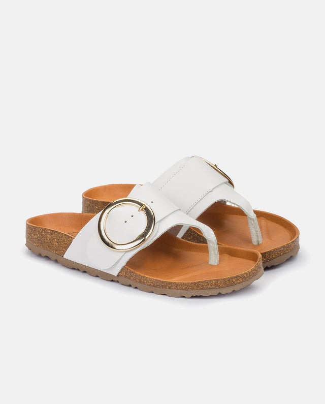 Yokono Sandalia Plana Granada 704 Blanco