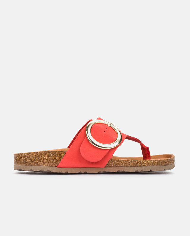 yokono Sandalia plana Granada 704 coral