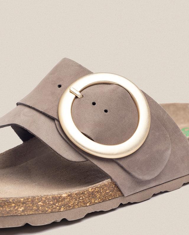 Yokono Sandalia Plana Granada 704 Marrón