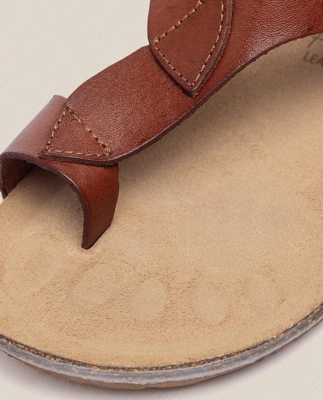 Yokono Sandalia Plana Ibiza 174 Marrón