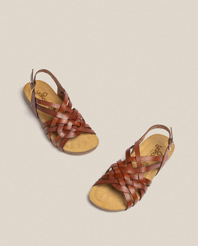 Yokono Sandalia Plana Ibiza 175 Marrón