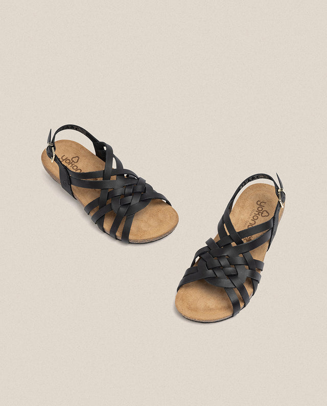 Yokono Sandalia Plana Ibiza 175 Negro