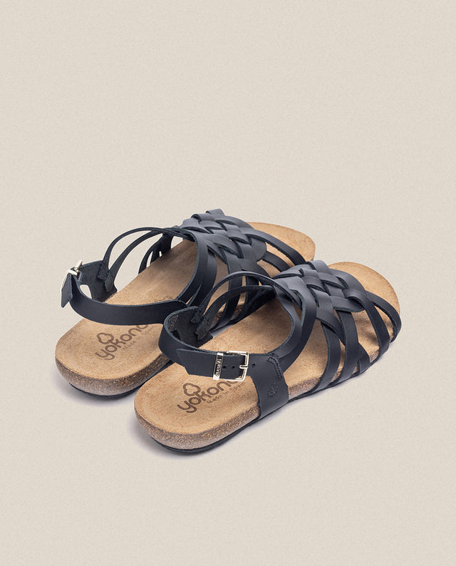 Yokono Sandalia Plana Ibiza 175 Negro